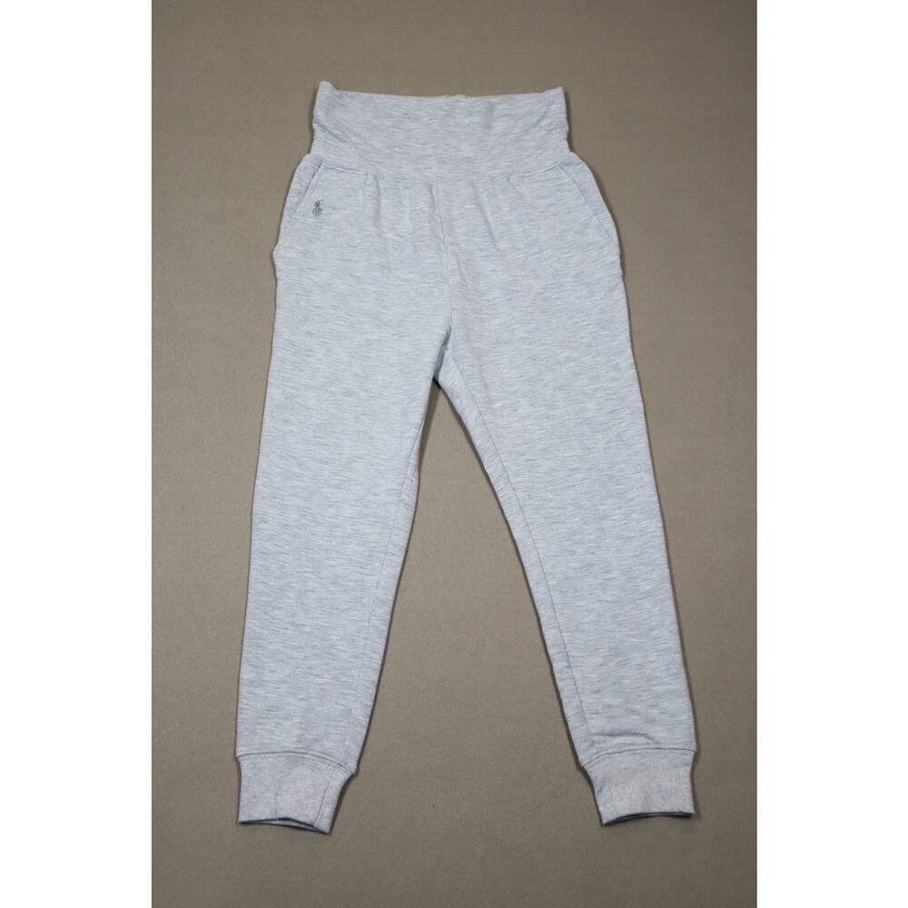Polo Ralph Lauren Girls Heather Grey Ballet Joggers Size 5